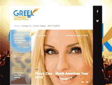 Tablet Screenshot of greekconcertpromotions.com